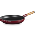 Cast Iron Signature Frying Pan with Wooden HandleGarnet image number 2